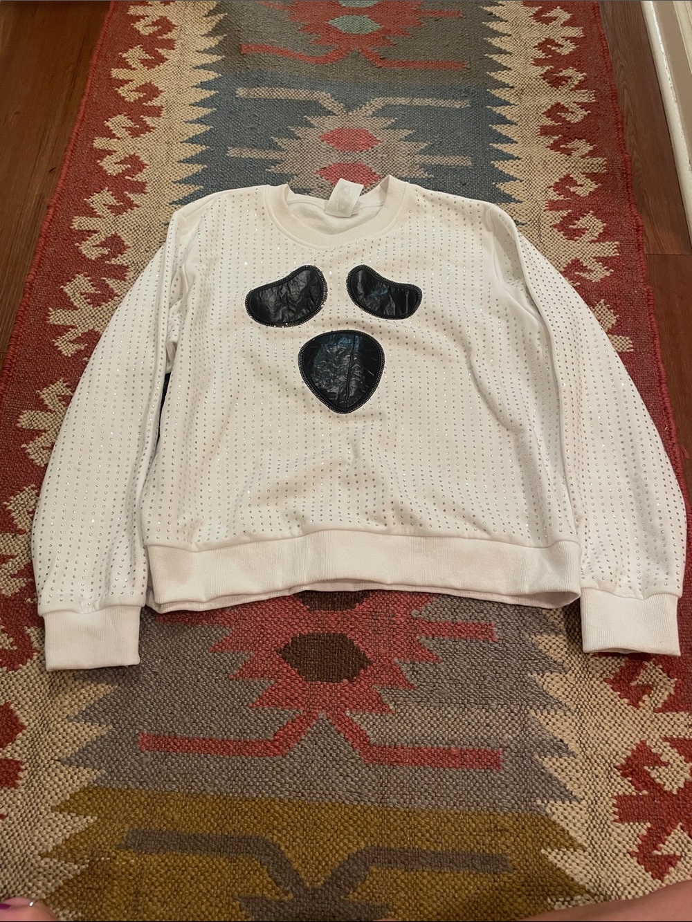 QUEEN OF SPARKLES Ghostface sweatshirt